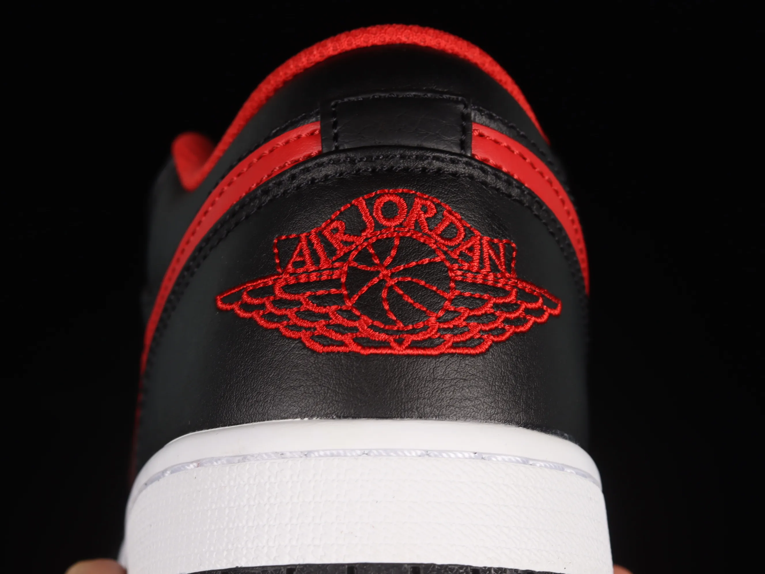 All categories Air Jordan Jordan series basketball shoes Air Jordan 1 Low G version pure original Air Jordan 1 Low "White Toe" AJ1 Joe 1 small black red toe low-top basketball shoes 553558-063